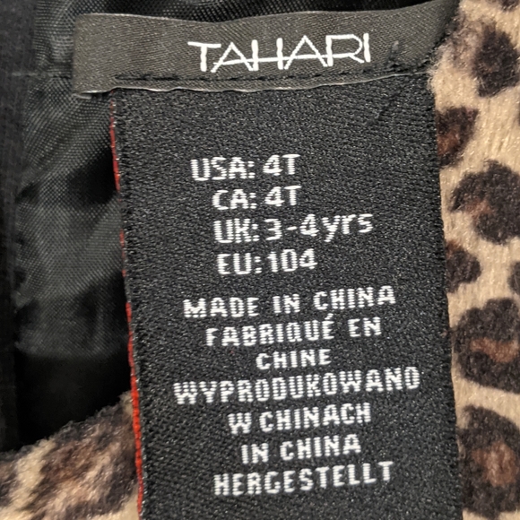 TAHARI Girls Size 4T Matching 2PC Dress & Coat Set - Picture 9 of 9